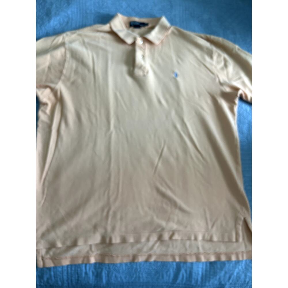 Men Polo Ralph Lauren Polo Size XL Pre Owned Yellow